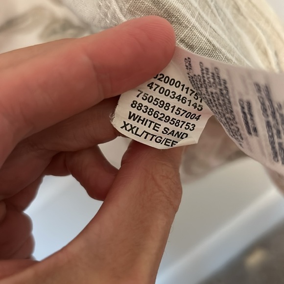 Chaps Men's Short-sleeve Crosshatch Fern Button-down Shirt - Picture 4 of 7